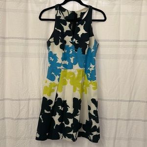MILLY | Racerback Mini Dress in Vibrant Color Floral Print | Summer-Perfect | 4